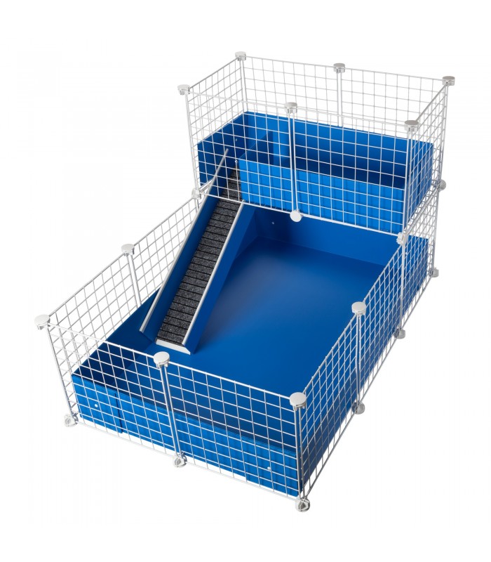 CagesCubes - CyC Deluxe 2X3 Cage mit 2X1 Loft für Meerschweinchen
