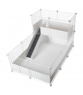 CagesCubes - CyC Deluxe 2X3 Cage mit 2X1 Loft für Meerschweinchen