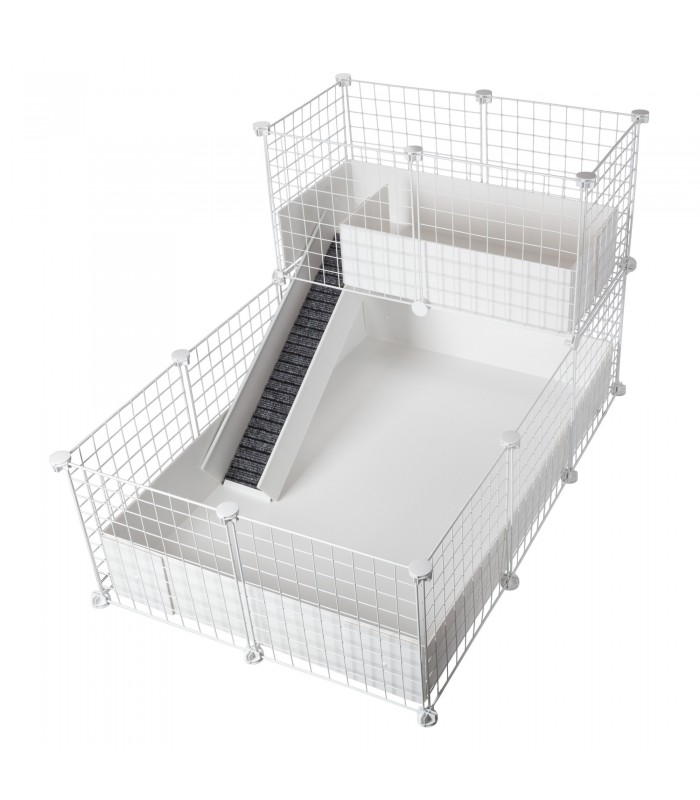 CagesCubes - CyC Deluxe 2X3 Cage mit 2X1 Loft für Meerschweinchen
