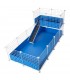 CagesCubes - Jaula CyC Deluxe 2X4 con Loft 2X1 para cobayas