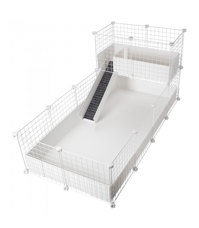 CagesCubes - CyC Deluxe 2X4 Käfig mit Loft 2X1 für Meerschweinchen