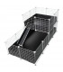 CagesCubes - Gabbia CyC Deluxe 2X4 con Loft 2X2 per porcellini d'India