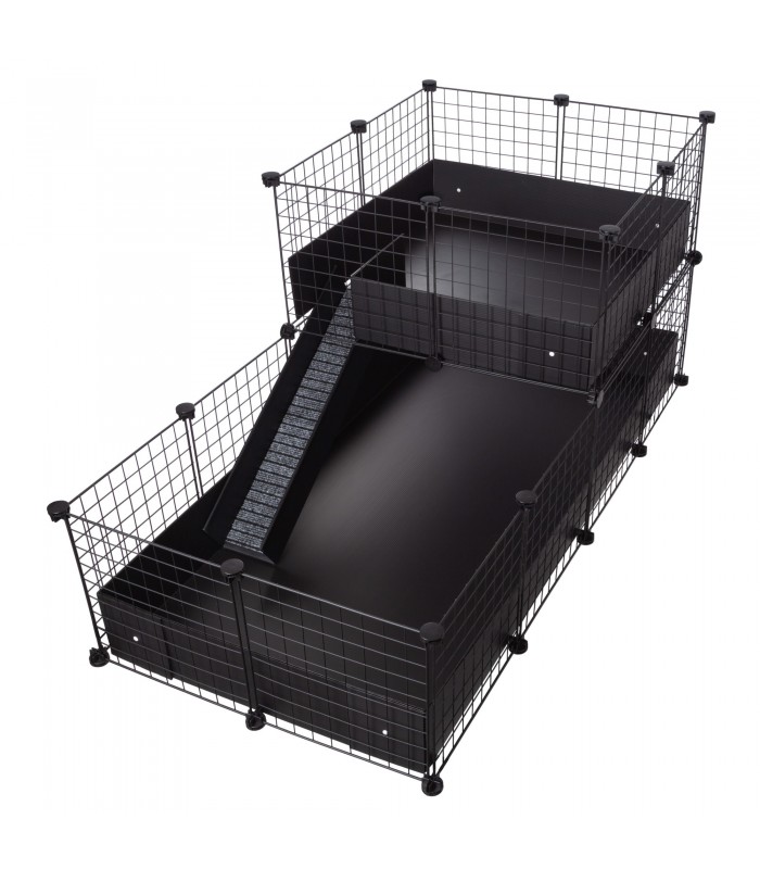 CagesCubes - CyC Deluxe 2X4 Käfig mit Loft 2X2 für Meerschweinchen