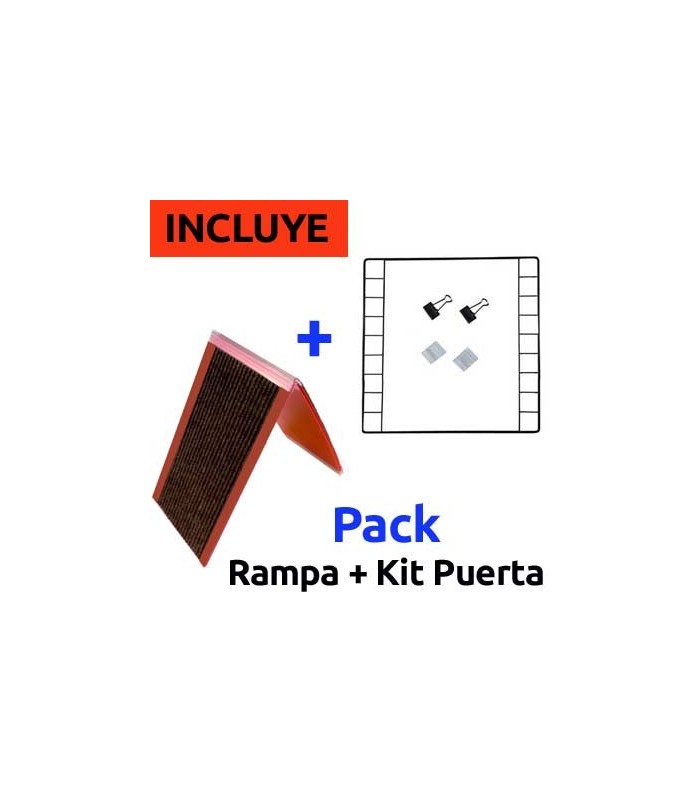 CagesCubes - PACK Doppelrampe + Türsatz für CyC-Käfige
