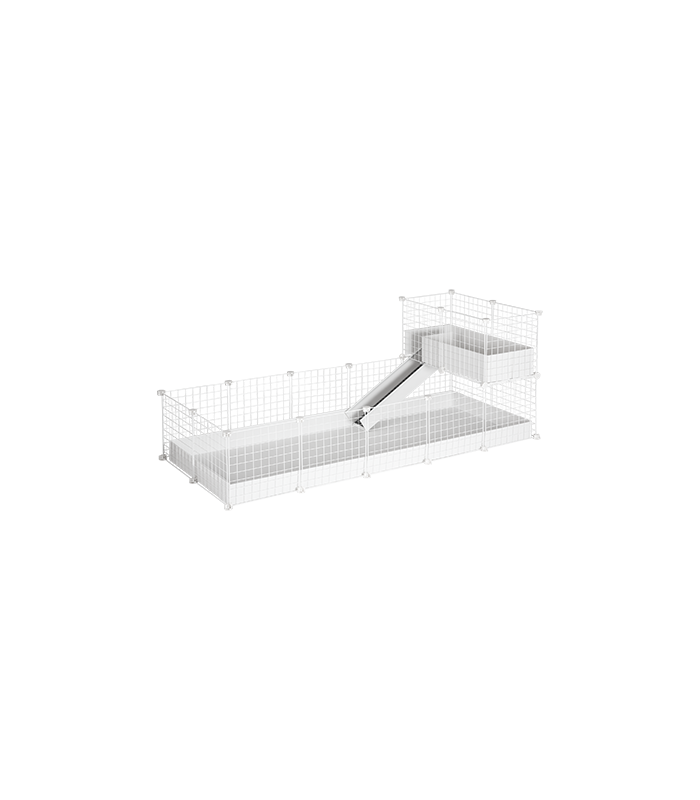CagesCubes - Cage CyC Deluxe 2X5 avec grenier 2X1