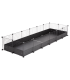 Jaula CyC JUMBO 2X6 de cubos para cobayas