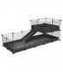 CagesCubes - CyC Deluxe 2X5 Käfig mit Loft 2X2 für Meerschweinchen