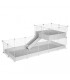 CagesCubes - Gabbia CyC Deluxe 2X5 con Loft 2X2 per porcellini d'India