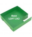 CagesCubes - Coroplast Base für 2X2 LOFT
