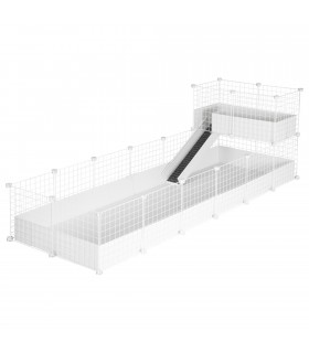 CagesCubes - CyC Deluxe 2X6 Cage with Loft 2X1 for Guinea Pigs