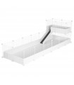 CagesCubes - Jaula CyC Deluxe 2X6 con Loft 2X1