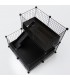 CagesCubes - CyC Deluxe Compact 2X2 Cage con 2X1 Loft