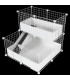 CagesCubes - Cage CyC Deluxe Compact 2X2 avec grenier 2X1