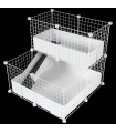 CagesCubes - Cage CyC Deluxe Compact 2X2 avec grenier 2X1