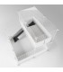 CagesCubes - CyC Deluxe Compact Cage "Elegance Black and White" 2X2 avec Loft 2X1