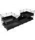 CagesCubes - CyC Deluxe DOUBLE LOFT Cage (2X6 + Loft 2X2 - Loft 2X2)