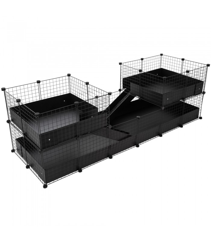 CagesCubes - Jaula CyC Deluxe DOBLE LOFT  (2X6 + Loft 2X2 - Loft 2X2)