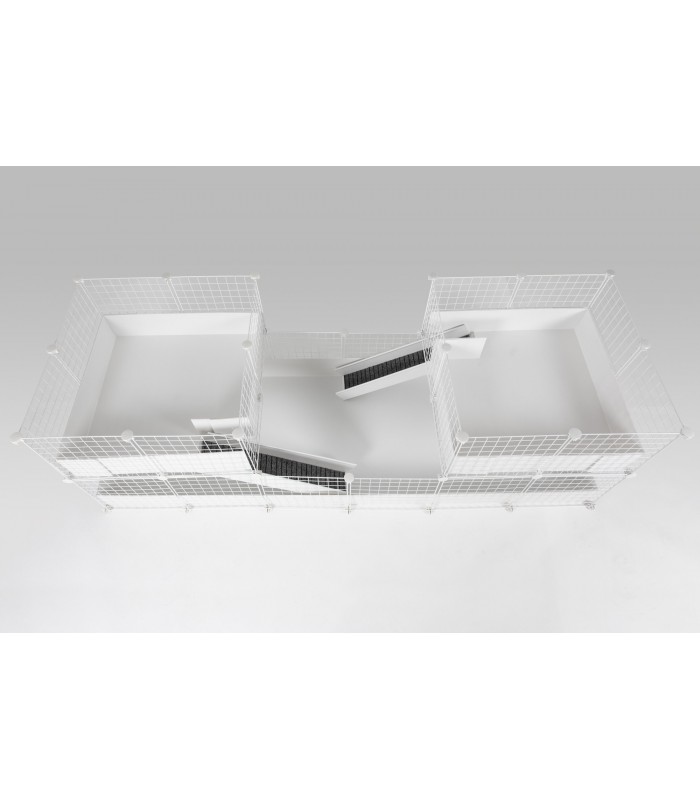 CagesCubes - CyC Deluxe DOUBLE LOFT Cage (2X6 + Loft 2X2 - Loft 2X2)