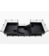 CagesCubes - CyC Deluxe DOPPELTER LOFT-Käfig (2X6 + Loft 2X2 - Loft 2X2)