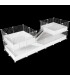 CagesCubes - Jaula CyC Deluxe DOBLE LOFT  (2X6 + Loft 2X2 - Loft 2X2)