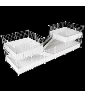 CagesCubes - CyC Deluxe DOUBLE LOFT Cage (2X6 + Loft 2X2 - Loft 2X2)