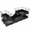 CagesCubes - Gabbia CyC Deluxe DOPPIO LOFT (2X5 + Loft 2X2 - Loft 2X1)