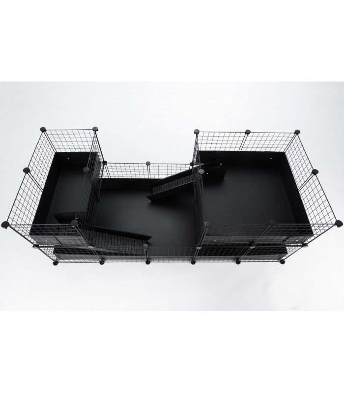 CagesCubes - Jaula CyC Deluxe DOBLE LOFT  (2X5 + Loft 2X2 - Loft 2X1)