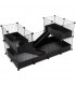 CagesCubes - CyC Deluxe DOUBLE LOFT Cage (2X4 + Loft 2X1 - Loft 2X1)