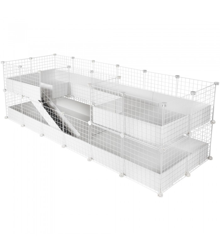 CagesCubes - CyC Deluxe TUNNEL-FUN Cage (2X6 + Loft 2X2 - Loft 2X2)