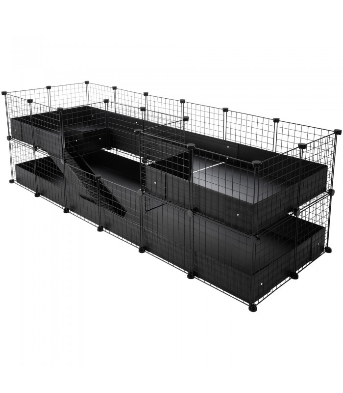 CagesCubes - CyC Deluxe TUNNEL-FUN-Käfig (2X6 + Loft 2X2 - Loft 2X2)