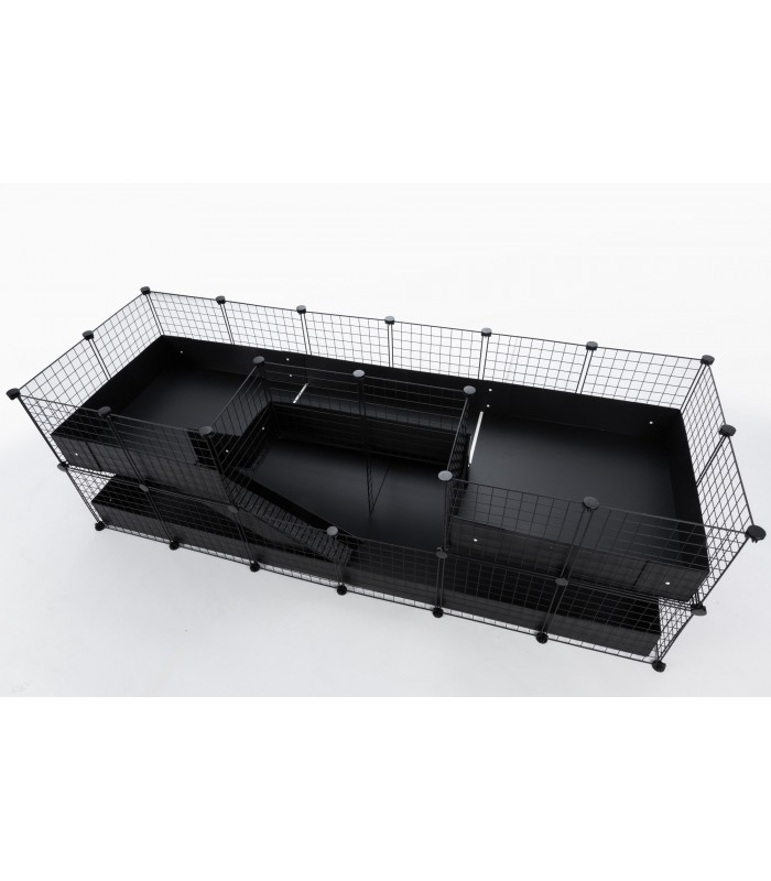 CagesCubes - Cage CyC Deluxe TUNNEL-FUN (2X6 + Loft 2X2 - Loft 2X2)