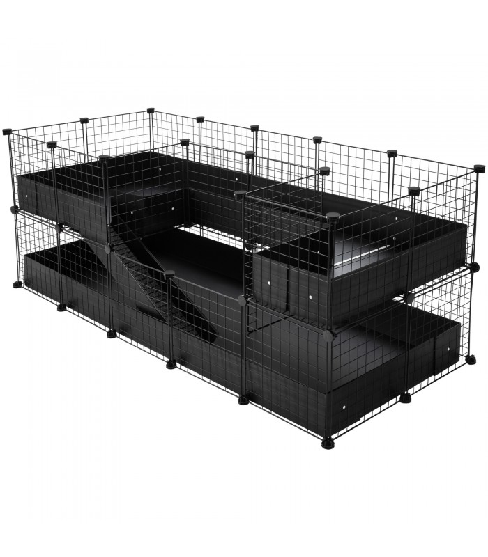 CagesCubes - Cage CyC Deluxe TUNNEL-FUN (2X5 + Loft 2X2 - Loft 2X1)