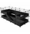 CagesCubes - Jaula CyC Deluxe TUNNEL-FUN  (2X5 + Loft 2X2 - Loft 2X1)
