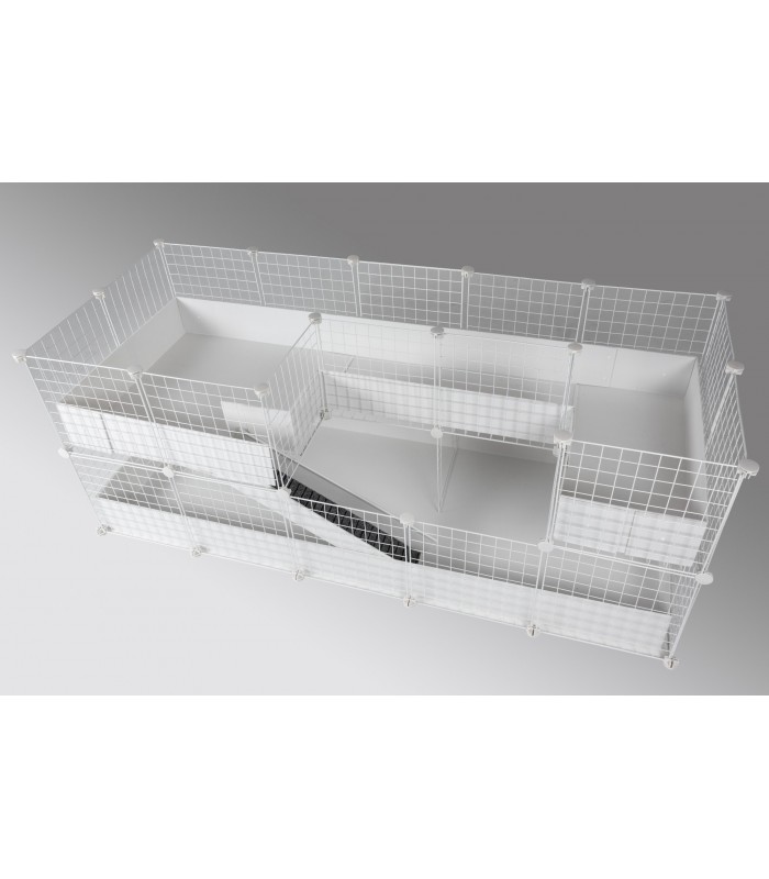 CagesCubes - CyC Deluxe TUNNEL-FUN-Käfig (2X5 + Loft 2X2 - Loft 2X1)