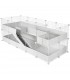 CagesCubes - Jaula CyC Deluxe TUNNEL-FUN  (2X5 + Loft 2X2 - Loft 2X1)