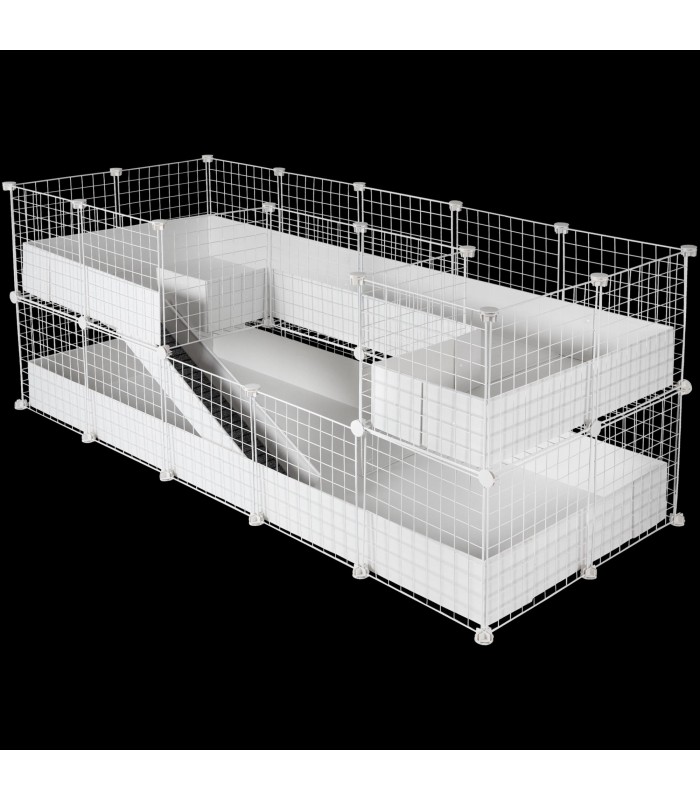 CagesCubes - Cage CyC Deluxe TUNNEL-FUN (2X5 + Loft 2X2 - Loft 2X1)