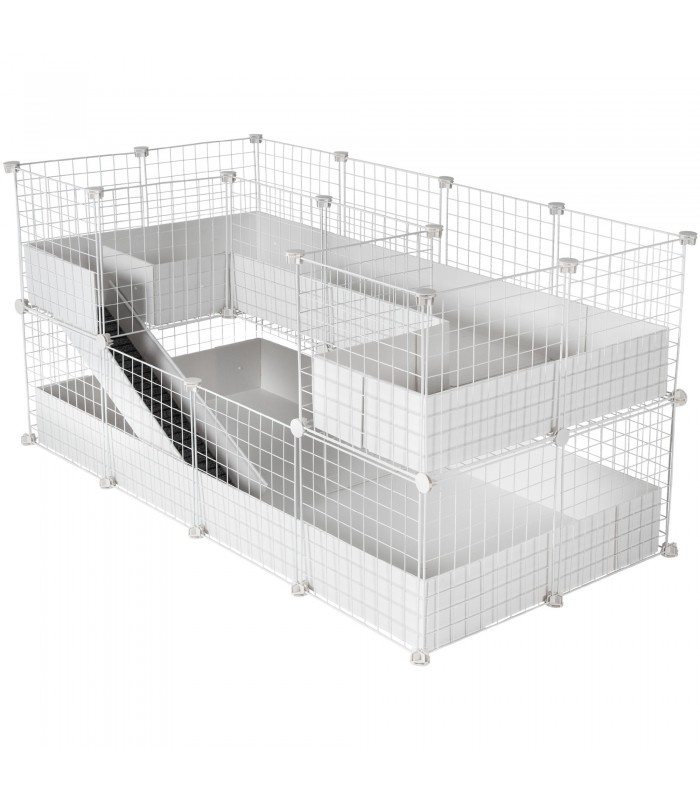 CagesCubes - Cage CyC Deluxe TUNNEL-FUN (2X4 + Loft 2X1 - Loft 2X1)