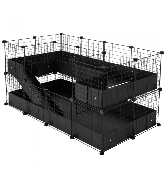 CagesCubes - CyC Deluxe TUNNEL-FUN-Käfig (2X4 + Loft 2X1 - Loft 2X1)