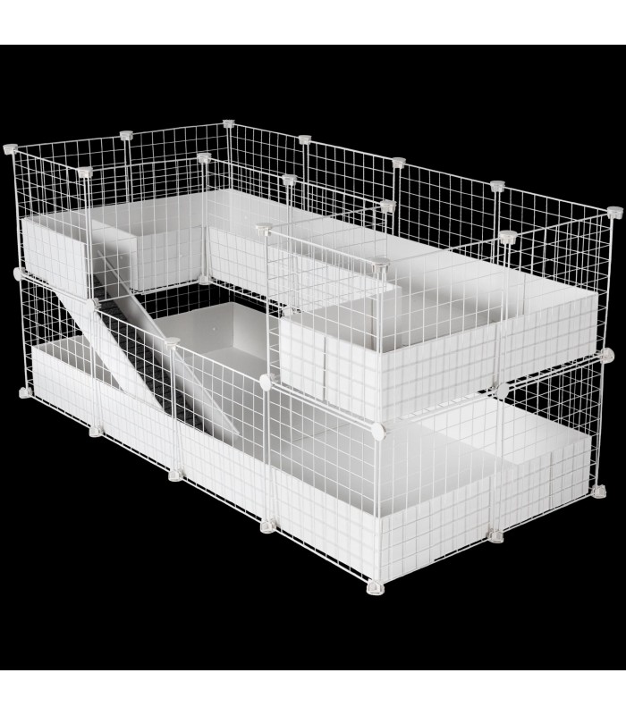 CagesCubes - Cage CyC Deluxe TUNNEL-FUN (2X4 + Loft 2X1 - Loft 2X1)