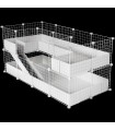 CagesCubes - Cage CyC Deluxe TUNNEL-FUN (2X4 + Loft 2X1 - Loft 2X1)