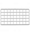 CagesCubes - Panneau / Grille HALF BLANC 35,5 x 20 cm (1 unité)