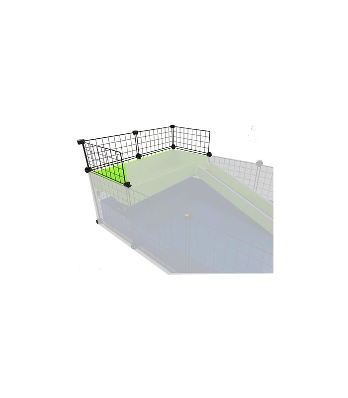 CagesCubes - Panneau / Grille HALF BLANC 35,5 x 20 cm (1 unité)