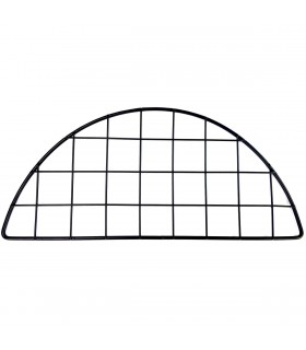CagesCubes - Paneel / Gitter HALF ROUND SCHWARZ de 35,5 x 15 cm