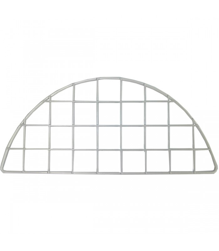 CagesCubes - Pannello / Griglia HALF ROUND BIANCA de 35,5 x 15 cm