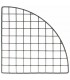 CagesCubes - Pannello / Griglia QUARTER ROUND BLACK de 35,5 x 15 cm