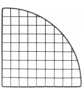 CagesCubes - Panel / Grid QUARTER ROUND BLACK of 35.5 x 35.5 cms