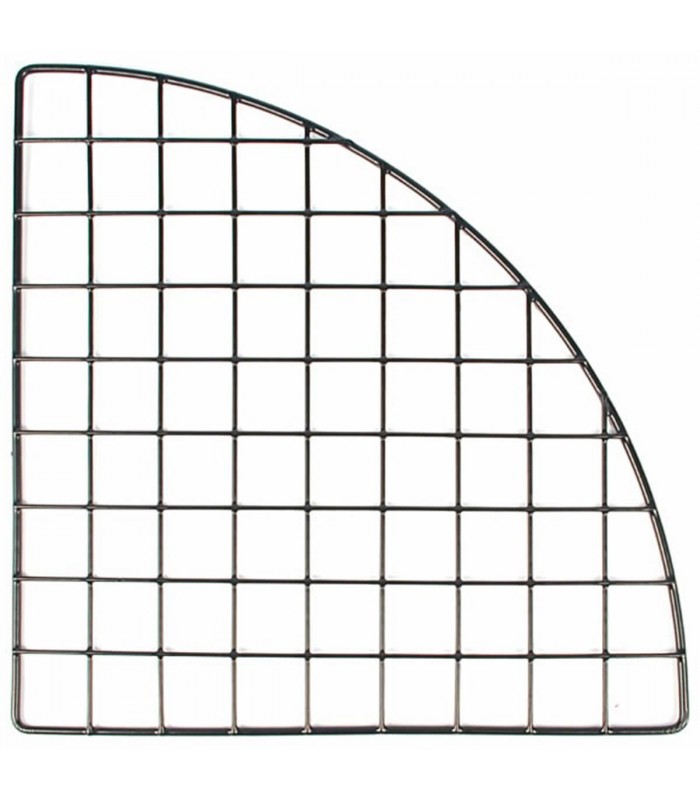 CagesCubes - Pannello / Griglia QUARTER ROUND BLACK de 35,5 x 15 cm